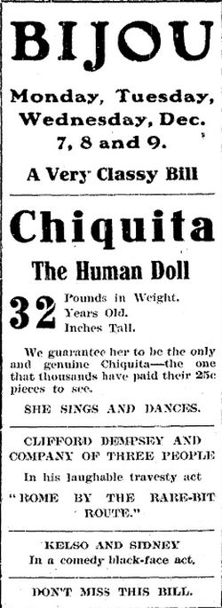 Bijou Theatre - Dec 1908 Ad (newer photo)